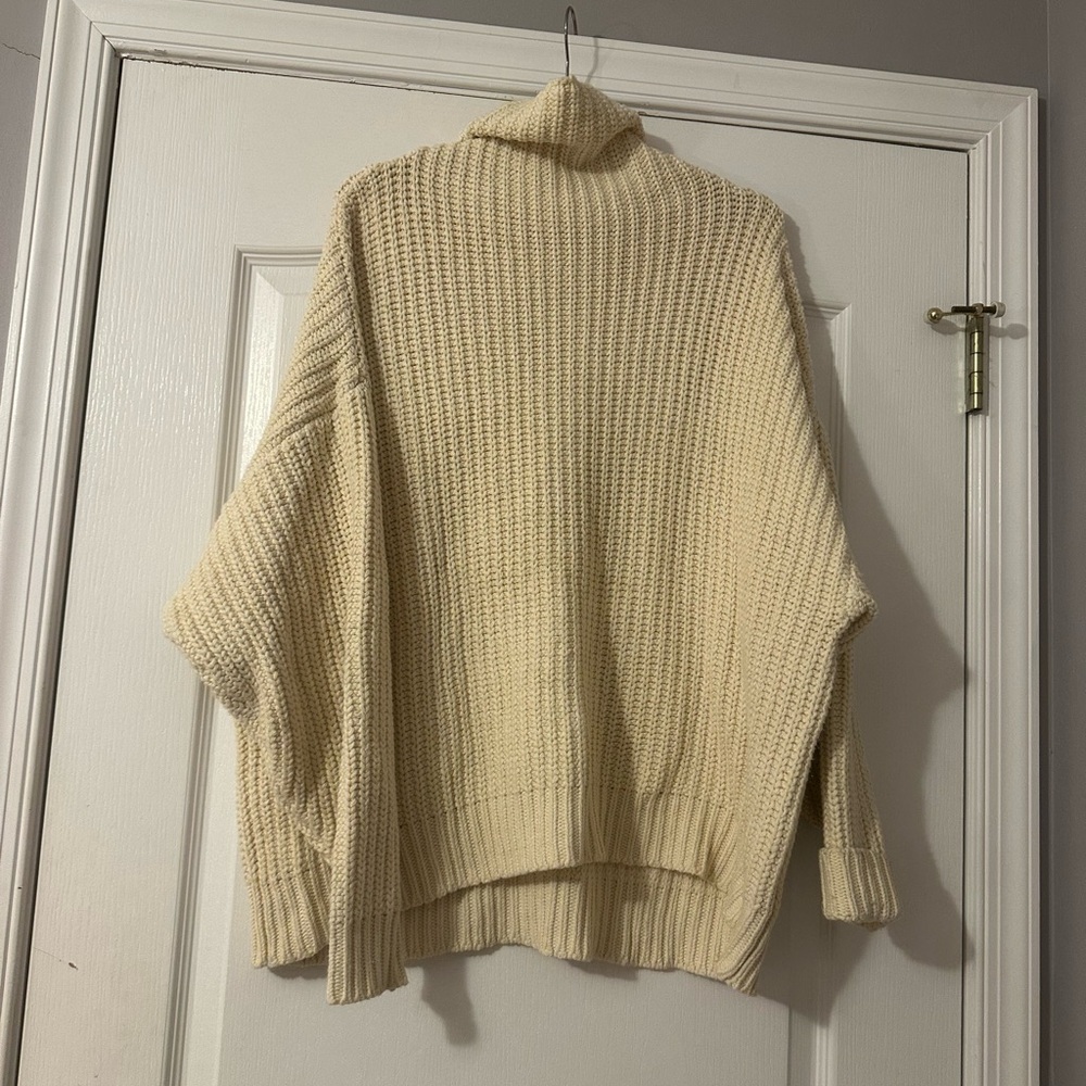 Free People Swim Too Deep Mockneck Sweater XS
